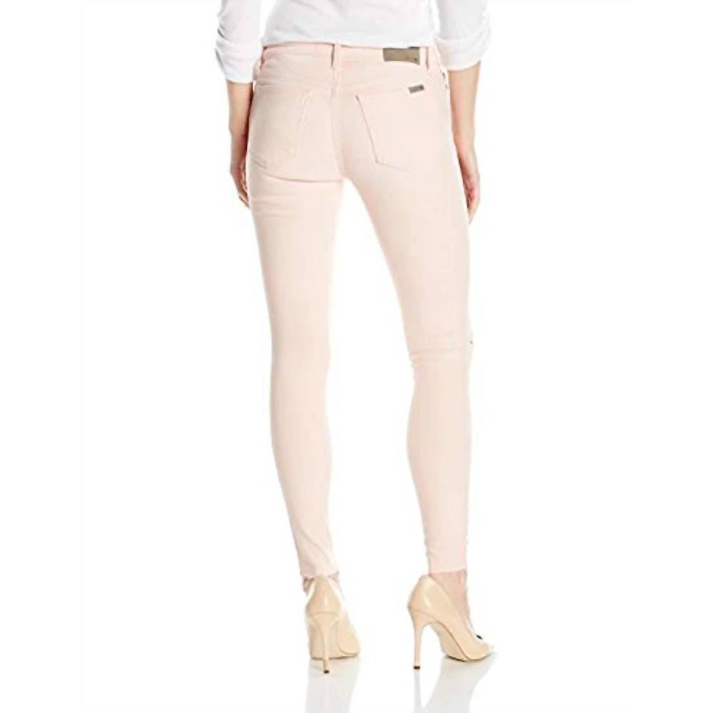 NEW JOE'S JEANS icon mid rise ripped knees skinny jeans in melon pink - Picture 3 of 3